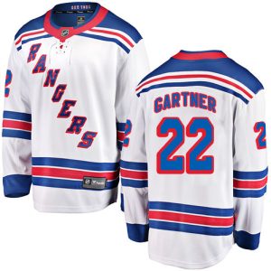 Kinder New York Rangers Eishockey Trikot Mike Gartner #22 Breakaway Weiß Fanatics Branded Auswärts